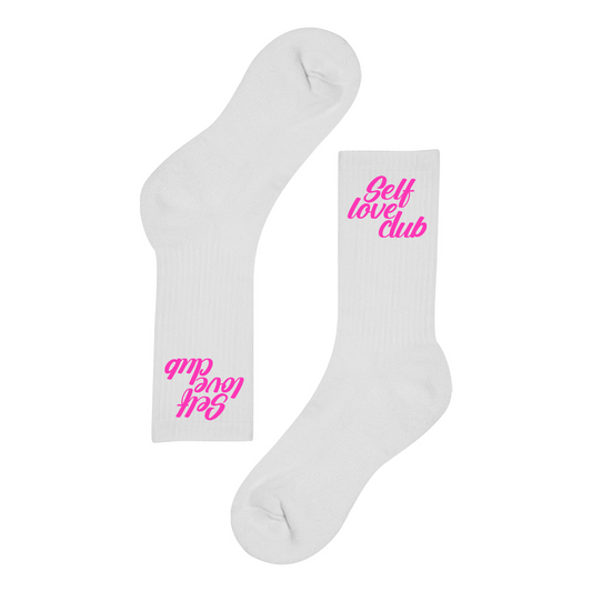 Socks Pink Self Love Club Sportive