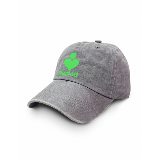 Cap PiNNED Neon Green Velvet