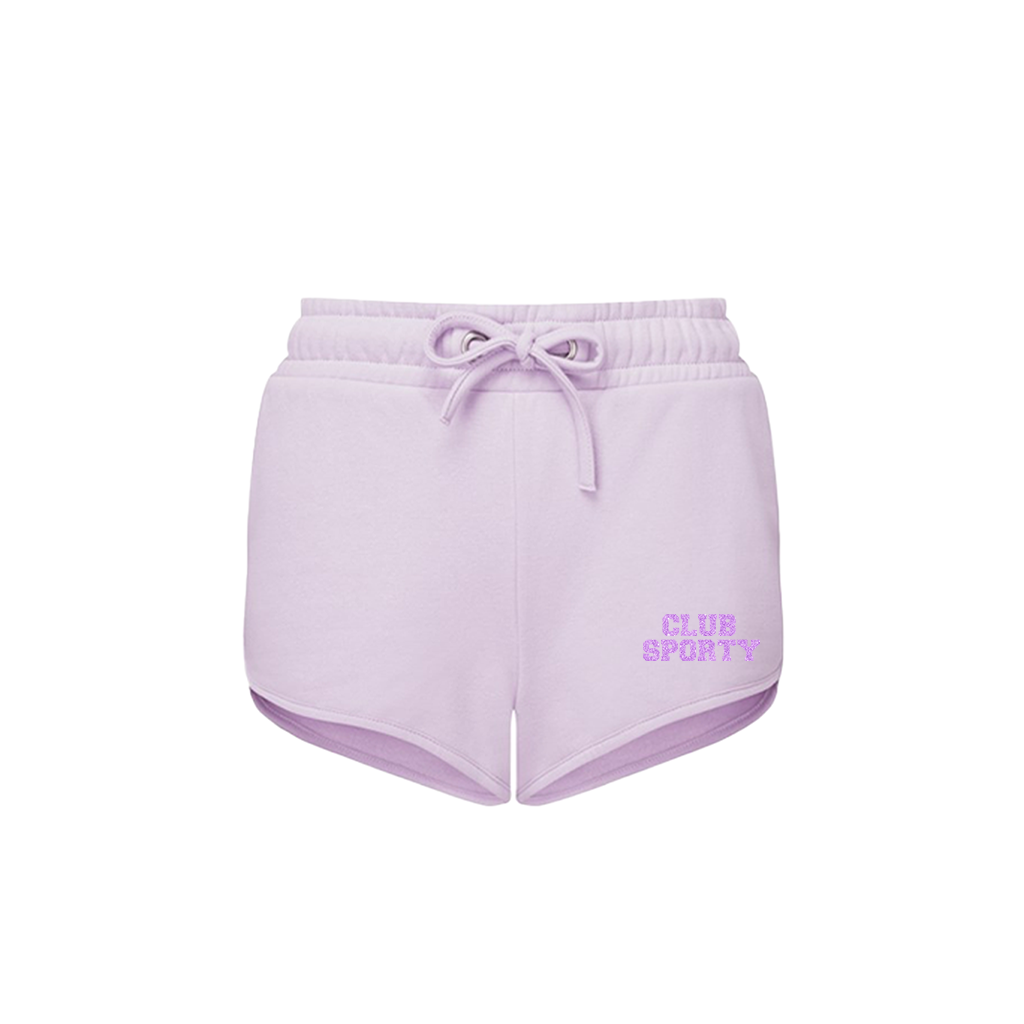 Jogger Short Retro Club Sporty Lilac Glitter