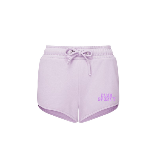 Jogger Short Retro Club Sporty Lilac Glitter