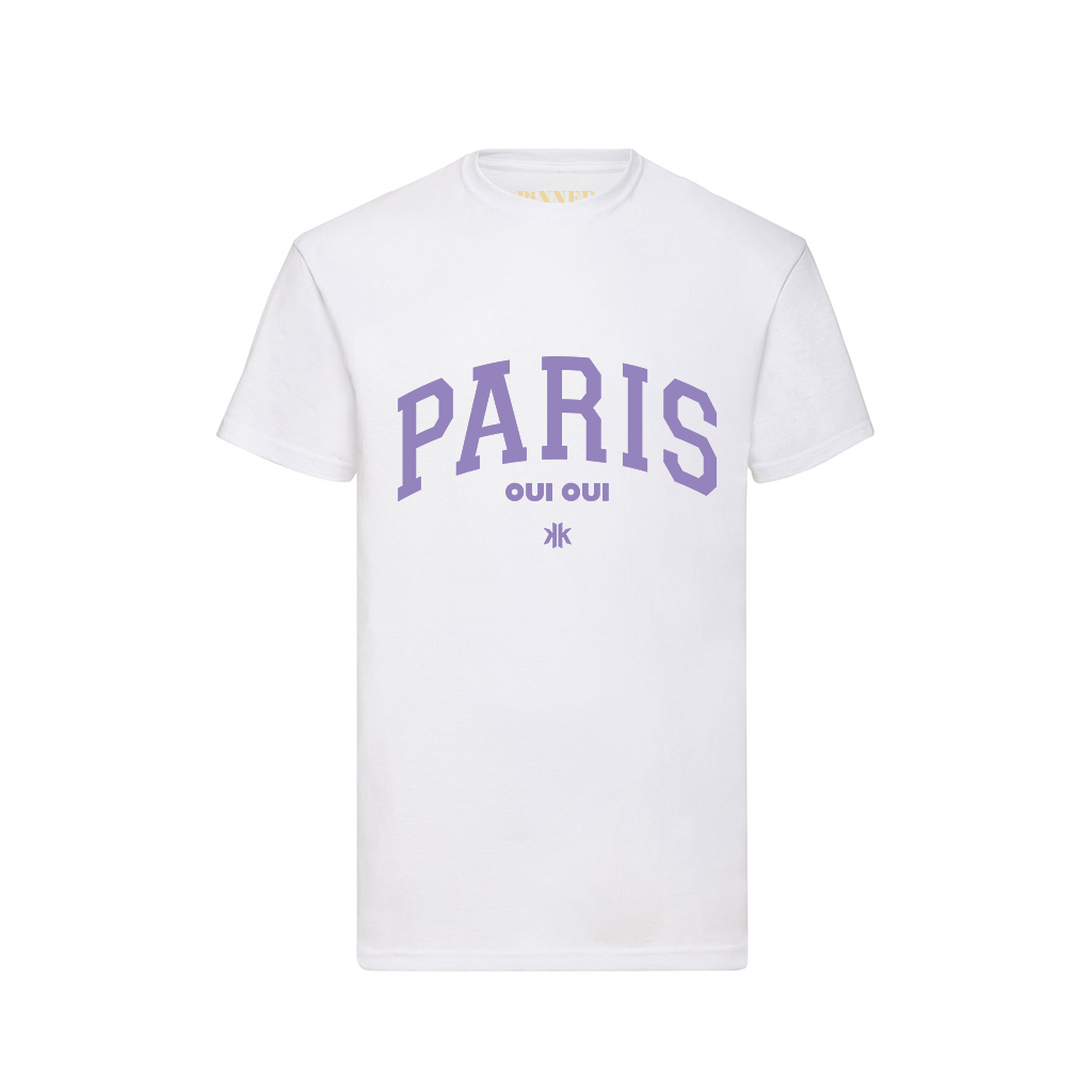 T-shirt Paris Oui Oui Lilac