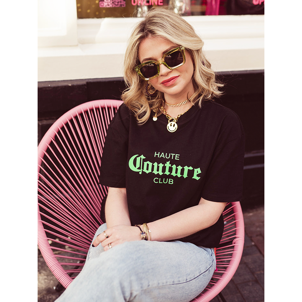 T-shirt Green Haute Couture Club