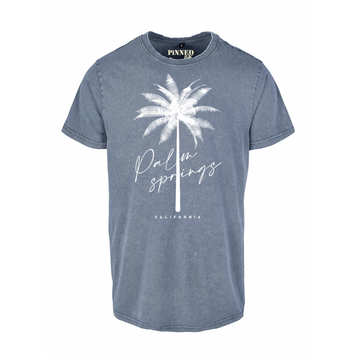 Washed T-shirt Palm Springs White