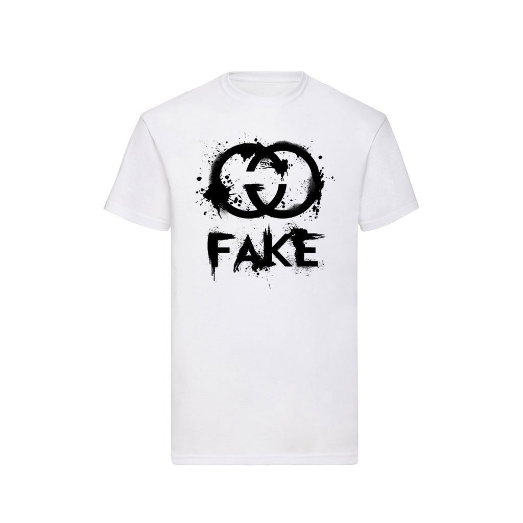 T-shirt Black Fake GCCI