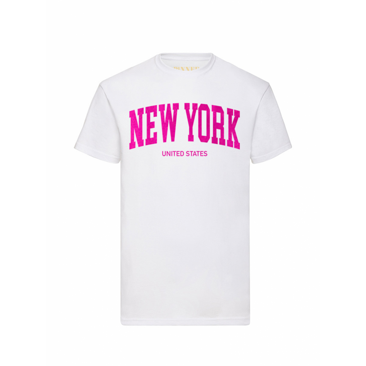 T-shirt New York Neon Pink Velvet