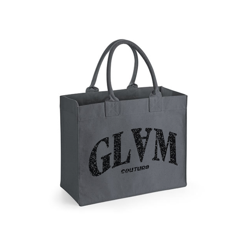 Bag Square Glam Black Glitter