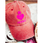 Cap PiNNED Neon Pink Velvet