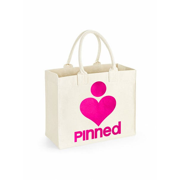 Bag Square PiNNED Neon Pink Velvet