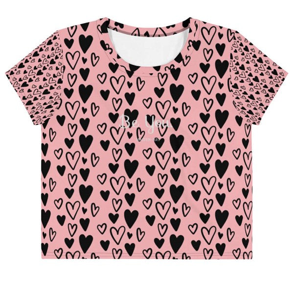 Be You - Print Crop Tee - LOVE ROSE