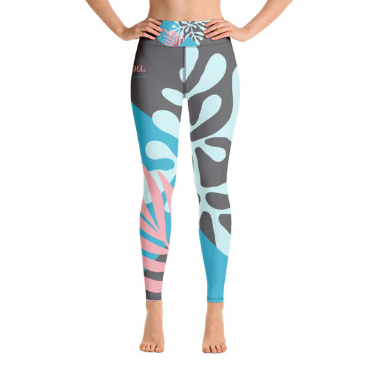 Be You Legging - FLOWER BLUE Special edition