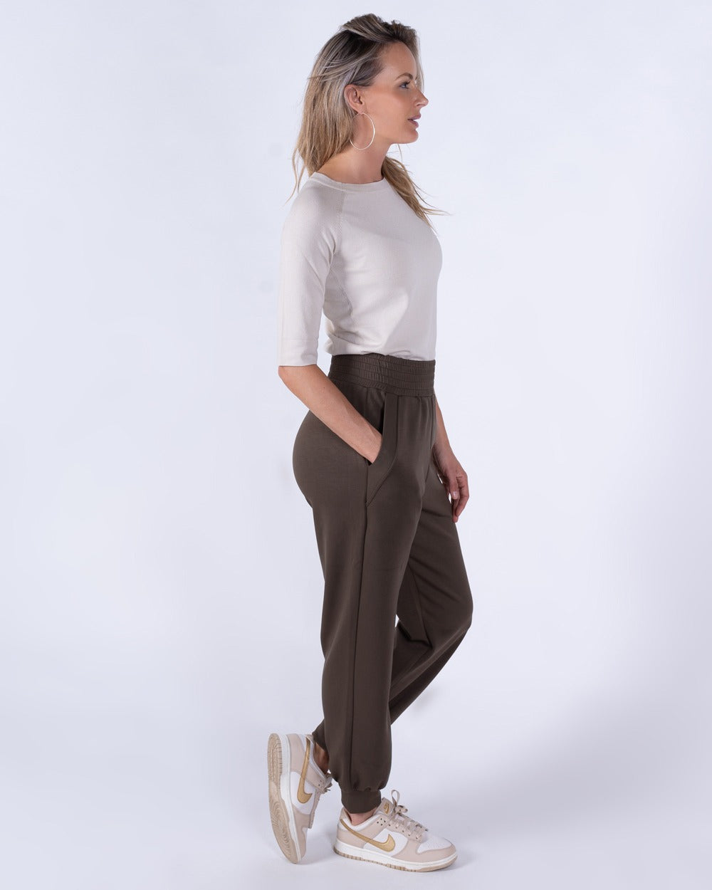 Dames casual trackpant viscose cupro-OXFORD