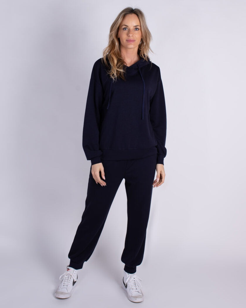 Dames viscose cupro hoody – CAMBRIDGE