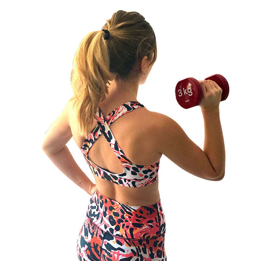 Red Sustainable Sports Bra