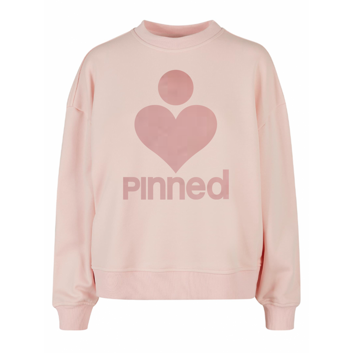 Limited Sweater Boxy PiNNED Peach Velvet