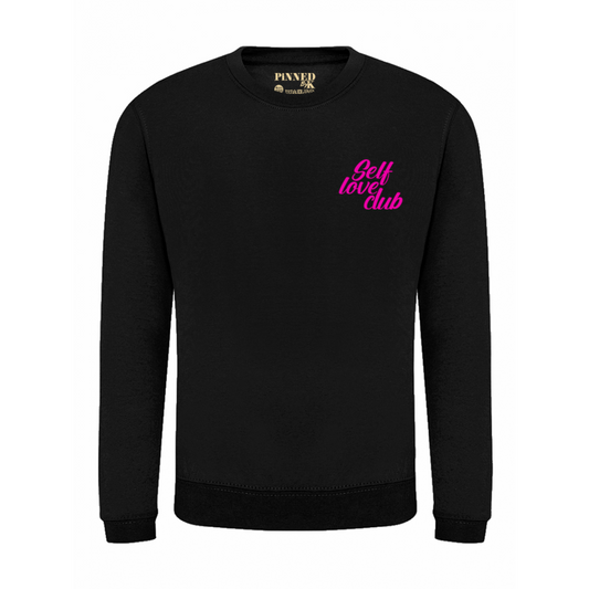 Sweater Lounge Pink Self Love Club Chest