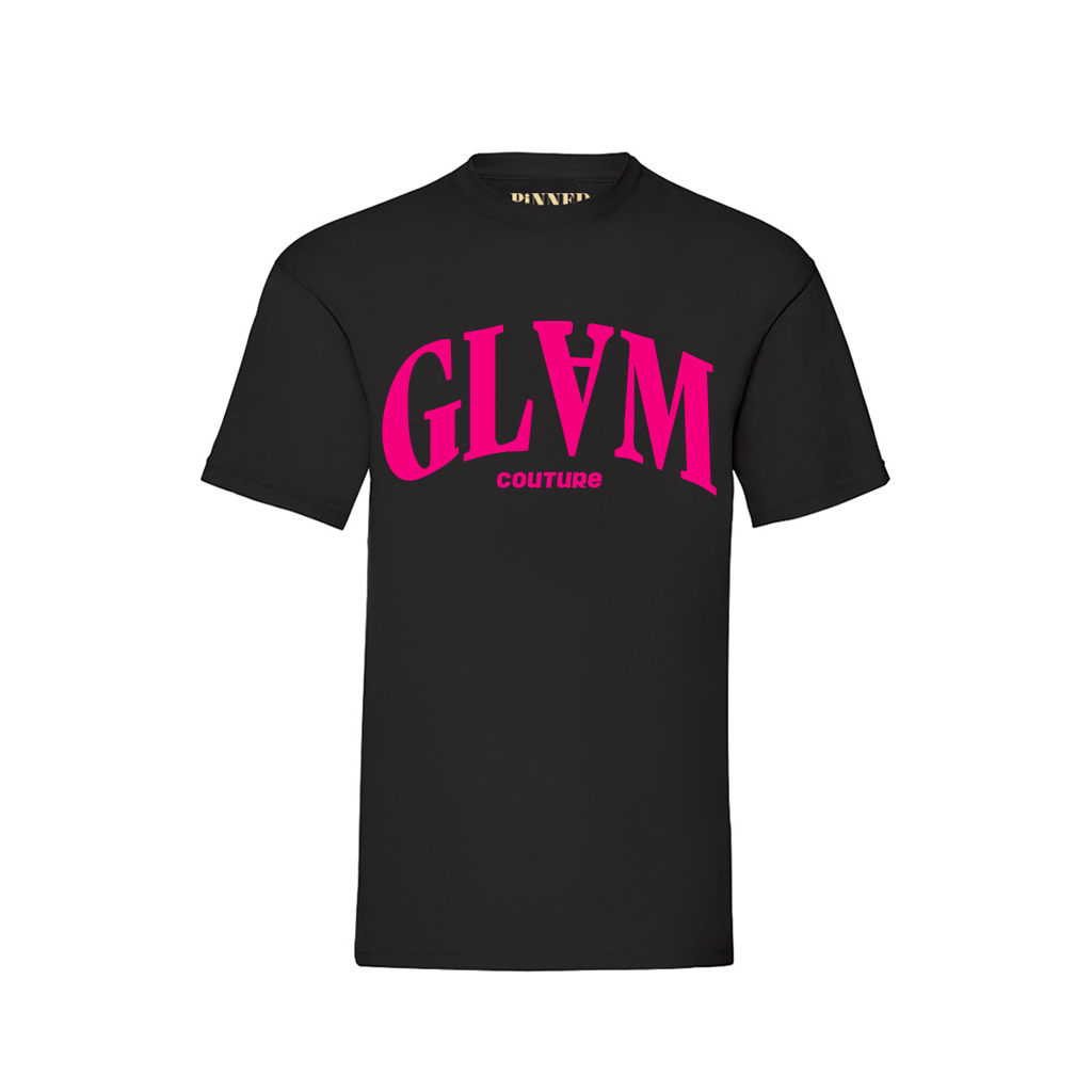 T-shirt Glam Couture Pink Velvet