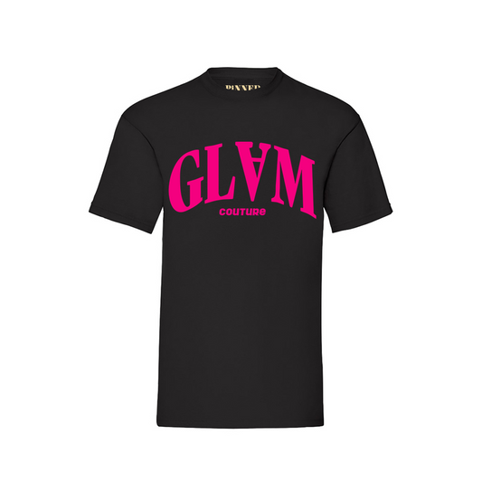 T-shirt Glam Couture Pink Velvet