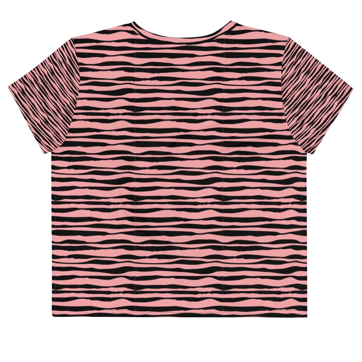 Be You All-Over Print Crop Tee - ZEBRA ROSE