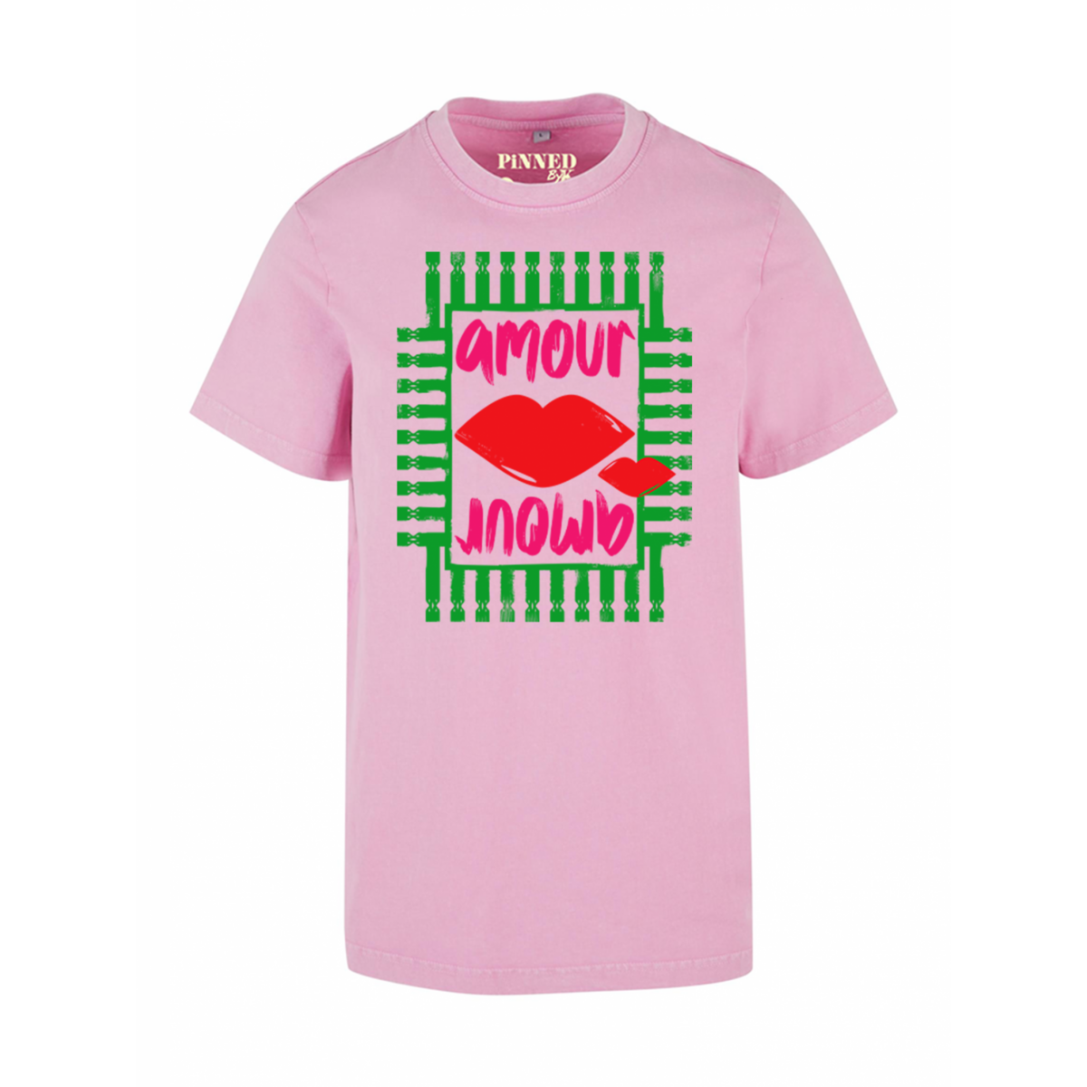 Washed T-shirt Amour Amour Green