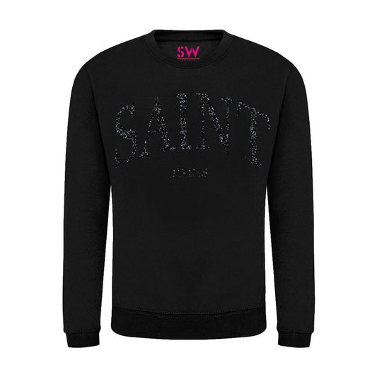 Sweater Saint Paris Black Glitter