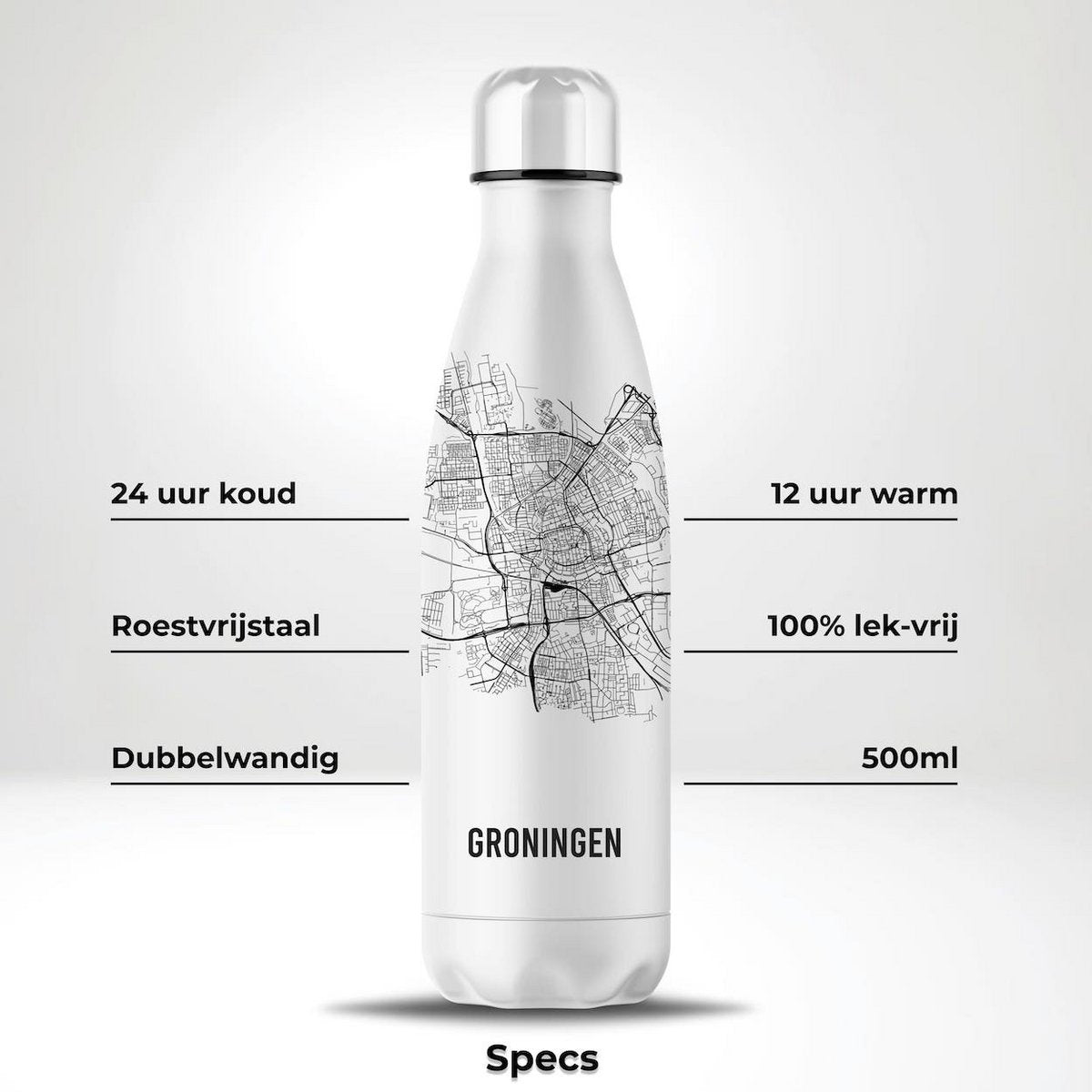 Groningse Plattegrond - 500ML