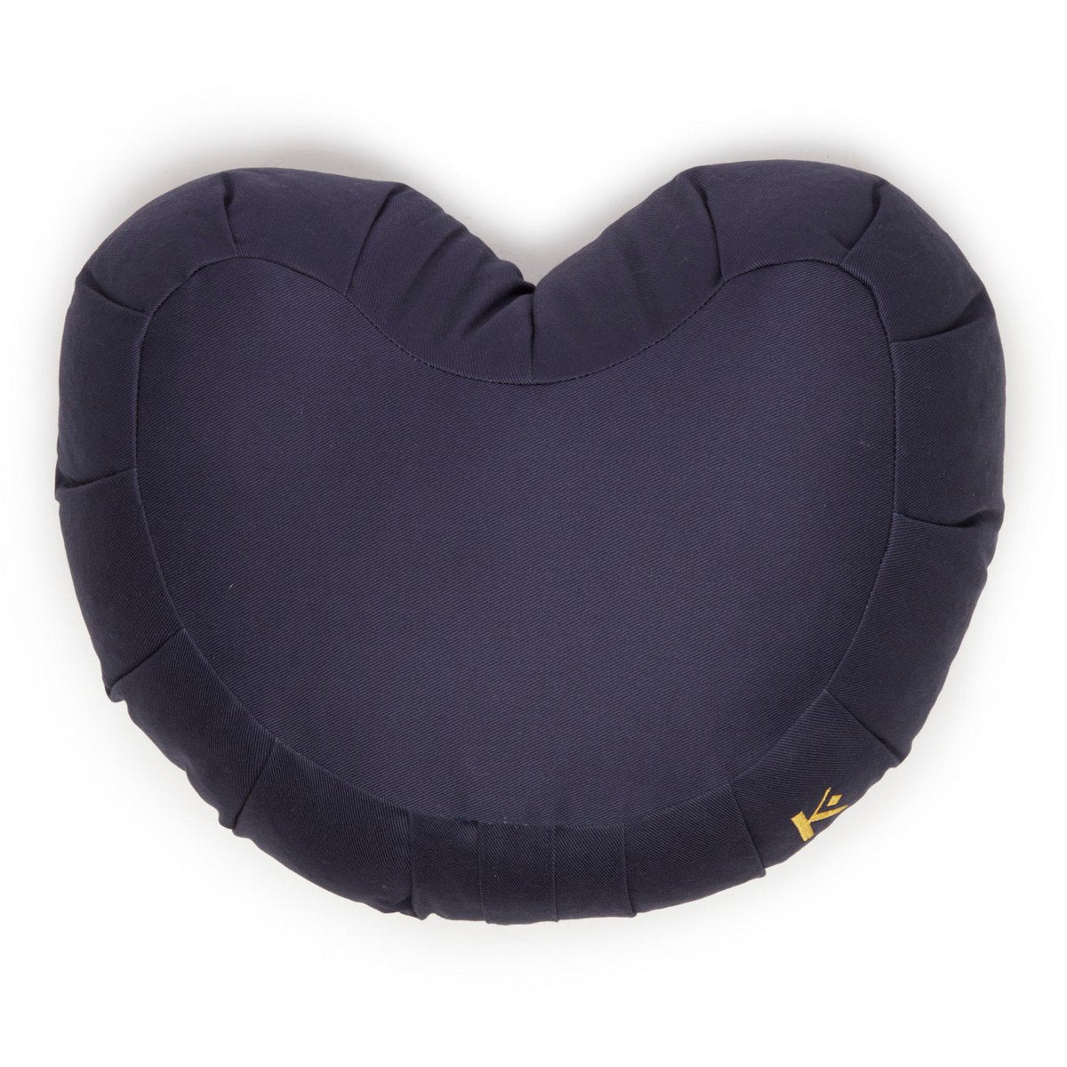 Zafu Heart marineblauw (katoen/boekweit)