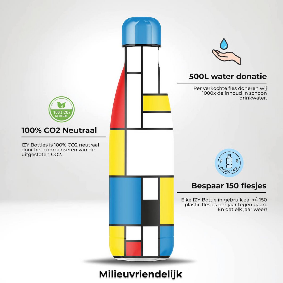 Compositie - Piet Mondriaan 500ML